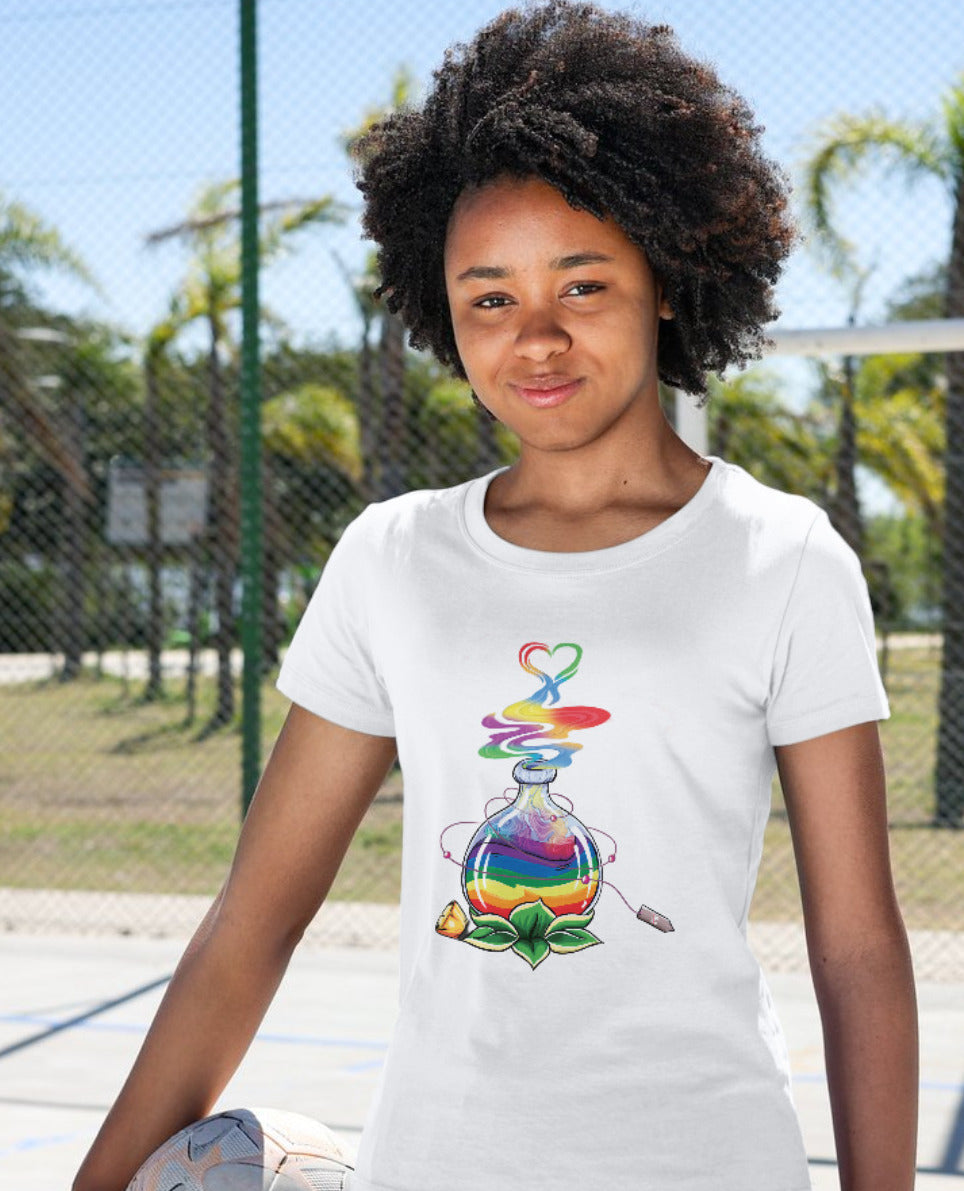 Round Neck T Shirt-Potion Bottle